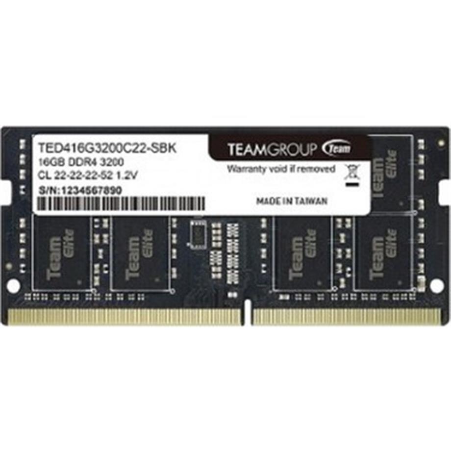 TEAM ELİTE 16GB 1x16GB 3200MHz CL22 DDR4 NOTEBOOK SODIMM RAM