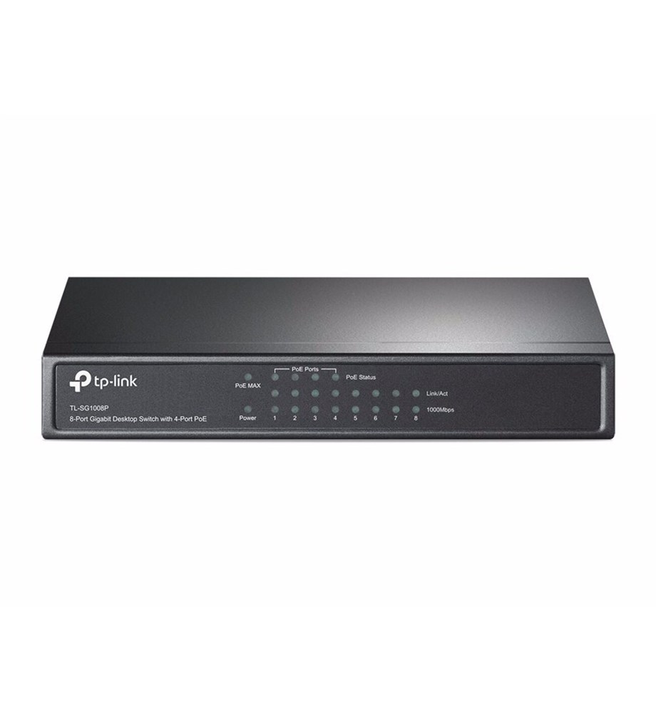 TP-LINK TL-SG1008P 8 PORT GBIT SWITCH+4P POE