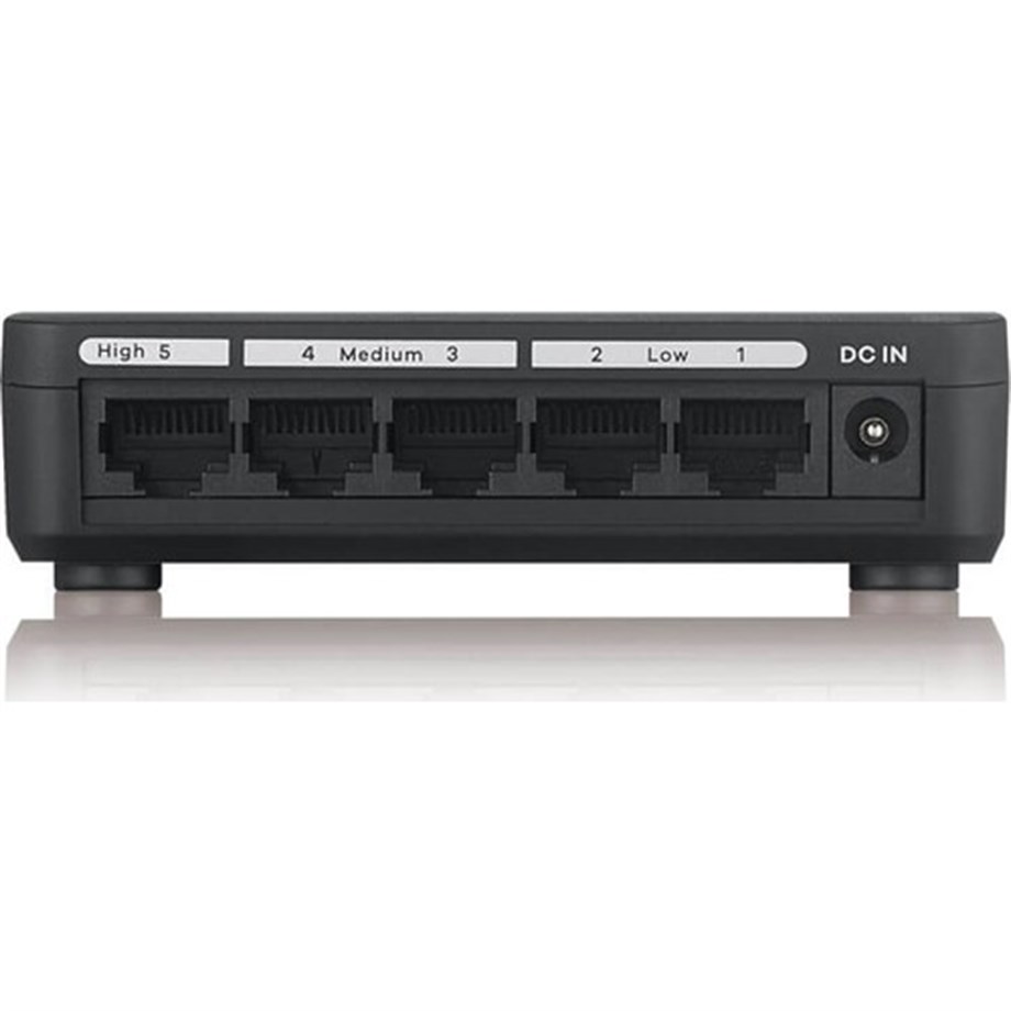 Zyxel GS105S v2 5-Port 10/100/1000Mbps Tak-Kullan Port-Önceliklendirme Destekli Gigabit Switch