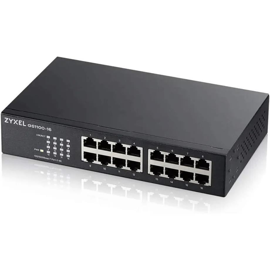 ZYXEL GS1100-16 16 PORT GB UNMANAGED SW V3 EU0103F