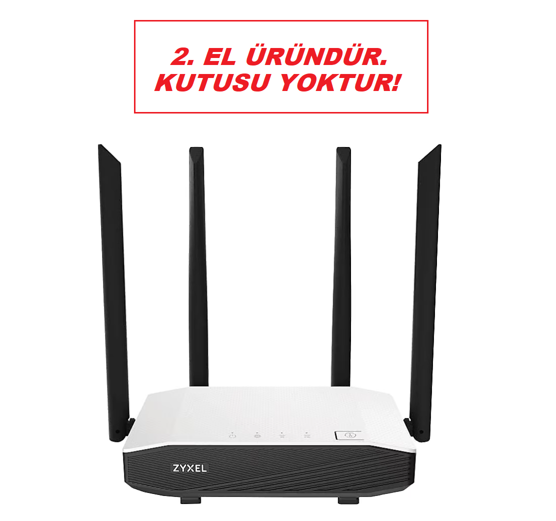 Zyxel NBG6615 1200 Mbps Access Point 2. El Adaptörlü KutusuzZyxelRouter | Ağ GenişletmeİkinciEl-2