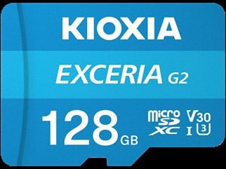 128GB MICRO SDXC C10 100MB/s KIOXIA LMEX2L128GG2