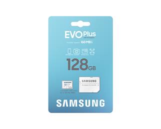 128GB SAMSUNG EVO PLUS MICROSDXC UHS-I U3 V30 A2 160MB/s MB-MC128SA/TR