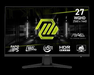 27 MSI MAG 274QF 0.5MS 180HZ 2K WQHD ADAPTIVE SYNC IPS GAMING