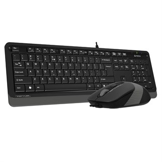 A4 TECH F1010 KABLOLU USB STANDART GRİ Q KLAVYE MOUSE