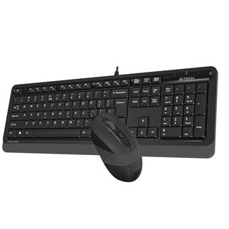 A4 TECH F1010 KABLOLU USB STANDART GRİ Q KLAVYE MOUSE