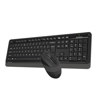 A4TECH FG1010 Kablosuz Q Trk Siyah/Gri Klavye - Mouse Set