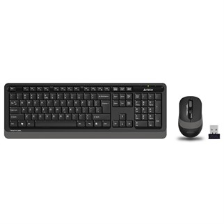 A4TECH FG1010 Kablosuz Q Trk Siyah/Gri Klavye - Mouse Set