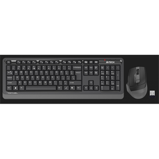 A4 TECH FG1035, Gri, FSTYLER, 2.4Ghz Kablosuz, Türkçe Q, Klavye Mouse Set