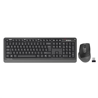 A4TECH FG1035 Kablosuz Q Trk Siyah/Gri Klavye - Mouse Set