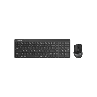 A4 TECH FG2400 AIR2 Siyah, FSTYLER, 2.4Ghz Mini Kablosuz, Türkçe Q, SESSİZ Klavye Mouse Set