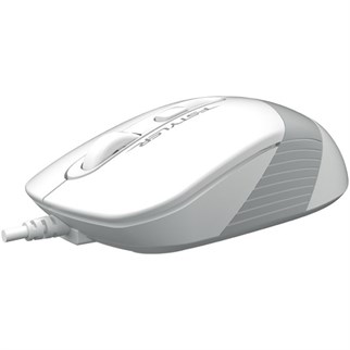 A4TECH FM10 Kablolu USB 1600dpi Beyaz/Gri Mouse