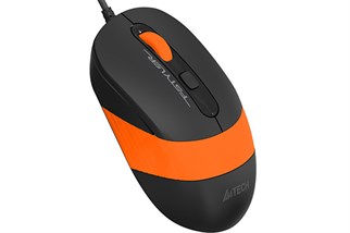 A4TECH FM10 Kablolu USB 1600dpi Siyah/Turuncu Mouse