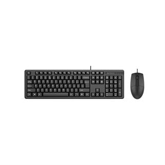 A4 TECH KR-3330S USB MULTİMEDYA SİYAH SESSİZ Q KLAVYE+MOUSE