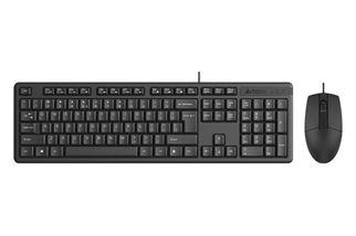 A4 TECH KR-3330S USB Q Trk Siyah Klavye - Mouse Set