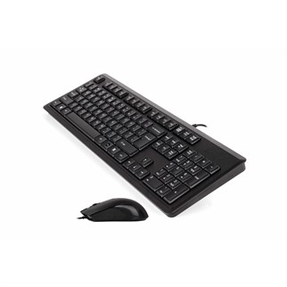 A4 TECH KR-9276 USB MULTİMEDYA SİYAH Q KLAVYE MOUSE