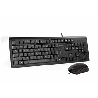 A4 TECH KR-9276 USB MULTİMEDYA SİYAH Q KLAVYE MOUSE