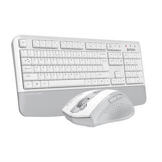 A4 Tech FG2500S Beyaz Plus 2.4GHz FN-MM Türkçe Q 3200DPI Klavye & Mouse Set