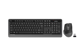 A4 Tech Fg1035 2.4G Gri Q Fn-Mm Klv+Optik Mouse Set
