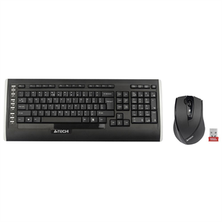 A4TECH 9300F Kablosuz Q Trk Siyah Klavye - Mouse Set