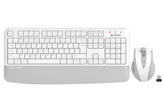 A4TECH FG2500S PLUS Kablosuz Q Trk Beyaz Klavye - Mouse Set