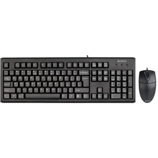 A4TECH KM-72620D Kablolu USB Q Trk Siyah Klavye - Mouse Set