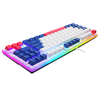 ACER eMachines, EAK216, Beyaz, USB Kablolu, Rainbow Backlight, Membran Renkli Tuşlar, Türkçe Q, 90 Tuşlu, Gaming Klavye