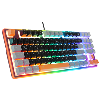 ACER eMachines, EAK216, Siyah, USB Kablolu, Rainbow Backlight, Membran Renkli Tuşlar, Türkçe Q, 90 Tuşlu, Gaming Klavye