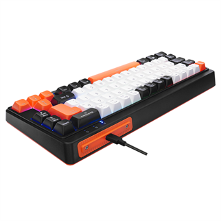 ACER eMachines, EAK810, Siyah, USB Kablolu, Rainbow Backlight, Membran Renkli Tuşlar, Türkçe Q, 68 Tuşlu, Gaming Klavye