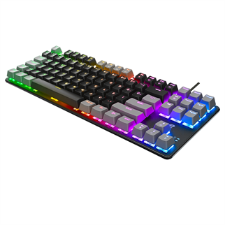 ACER eMachines, EAK87, Siyah/Gri, USB Kablolu, RGB Backlight, RED Mekanik Switch, Türkçe Q, 87 Tuşlu, Gaming Klavye