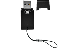 ACS ACR39T-A1 USB Type-A SIM Boyutlu Temaslı E-İmza Akıllı Kart Okuyucu