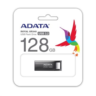 ADATA 128GB Royal UR340 AROY-UR340-128GBK Metal USB 3.2 Bellek