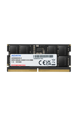 ADATA 16GB DDR5 5600Mhz CL46 Notebook Ram AD5S560016G-S