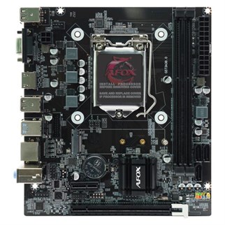 AFOX IH110D4-MA2-V4 2xDDR4 VGA+HDMI 1xGLAN 1x M.2 NVMe Gen3 1151Pin ANAKART