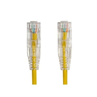 AGER AC-602-0015 15CM UTP SLIM CAT6 PATCH KABLO SARI Cu, LSZH AWG 28