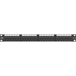 AGER AC-611-24E 8P8C,LSA,ALTIN KONTAK 24 PORT CAT6 DOLU 1U ZIRHSIZ PATCH PANEL