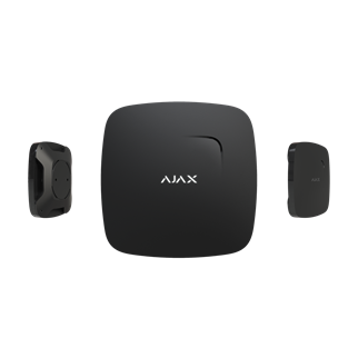 AJAX  Fire Protect, Kablosuz, Isı ve Duman Dedektörü, SİYAH