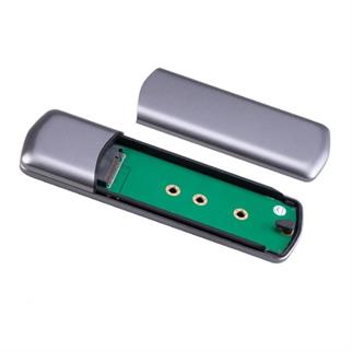 AKASA AK-ENU3M2-05 M2 Sata / NVMe SSD to USB 3.2 Gen2 SSD Harici Disk Kutusu