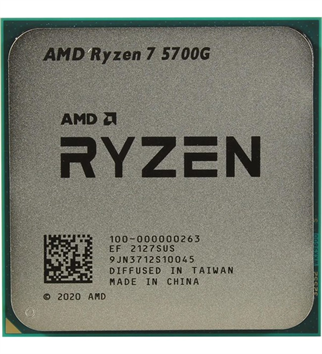 AMD RYZEN 7 5700G 20MB 8çekirdekli O/B AMD R8 AM4 65w Kutusuz+Fansız