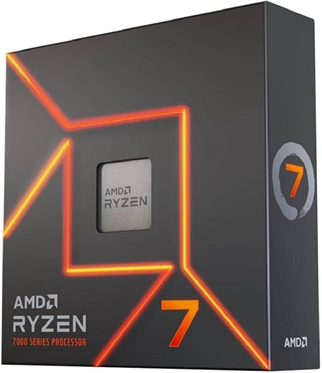 AMD RYZEN 7 7700X 40MB 8çekirdekli O/B UHD AM5 105w Kutulu+Fansız