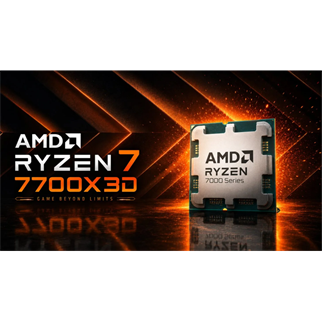 AMD RYZEN 7 7700X3D 8 Core, 4,00-4.50GHz, 104Mb Cache, 120W,  AM5 Soket, TRAY, (Dahili Grafik VAR, Fan YOK) TÜRKİYE Distibütör GARANTİLİ