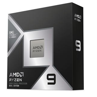 AMD RYZEN 9 9950X3D2 Dual Edition 16 Core, 4,30-5.60GHz, 208Mb Cache, 200W,  AM5 Soket, BOX (Kutulu) (Dahili Grafik VAR, Fan YOK)