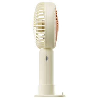 ASONIC AFN20, KREM, 2 Kademeli Hız, Elde Kullanım, Dahili 250mAh Bataryalı, Type-C Şarj Girişli, Vantilatör