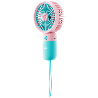ASONIC AFN24, MAVİ, 1 Kademeli Hız, Elde Kullanım, Dahili 250mAh Bataryalı, Type-C Şarj Girişli, Vantilatör