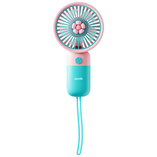 ASONIC AFN24, MAVİ, 1 Kademeli Hız, Elde Kullanım, Dahili 250mAh Bataryalı, Type-C Şarj Girişli, Vantilatör