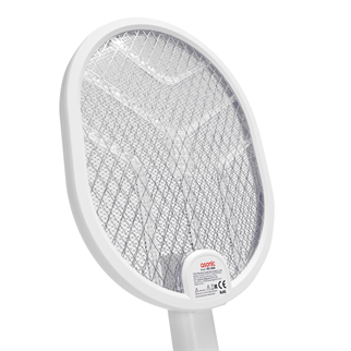 ASONIC AS-A26, Beyaz, 3000V, Raket Tipi, UV Mor Işıklı, 1200mAh, Bataryalı, Şarj Edilebilir, Katlanabilir, Sinek Öldürücü