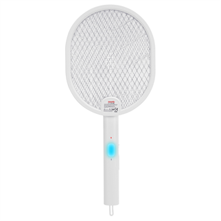 ASONIC AS-A26, Beyaz, 3000V, Raket Tipi, UV Mor Işıklı, 1200mAh, Bataryalı, Şarj Edilebilir, Katlanabilir, Sinek Öldürücü