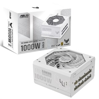 ASUS 1000w 80+ Gold TUF GAMING 1000G WHITE Tam Modüler Power Supply Beyaz / 90YE00S5-B0NA00