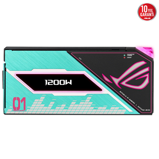 ASUS 1200W 80+ PLATINUM ROG THOR 1200P3 MIKU Tam Modüler Power Supply / 90YE00V6-B0NA00