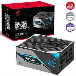 ASUS 1200W 80+ PLATINUM ROG THOR 1200P3 Tam Modüler Power Supply